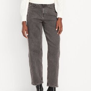 Old Navy Women's High Rise Barrel Leg Jeans